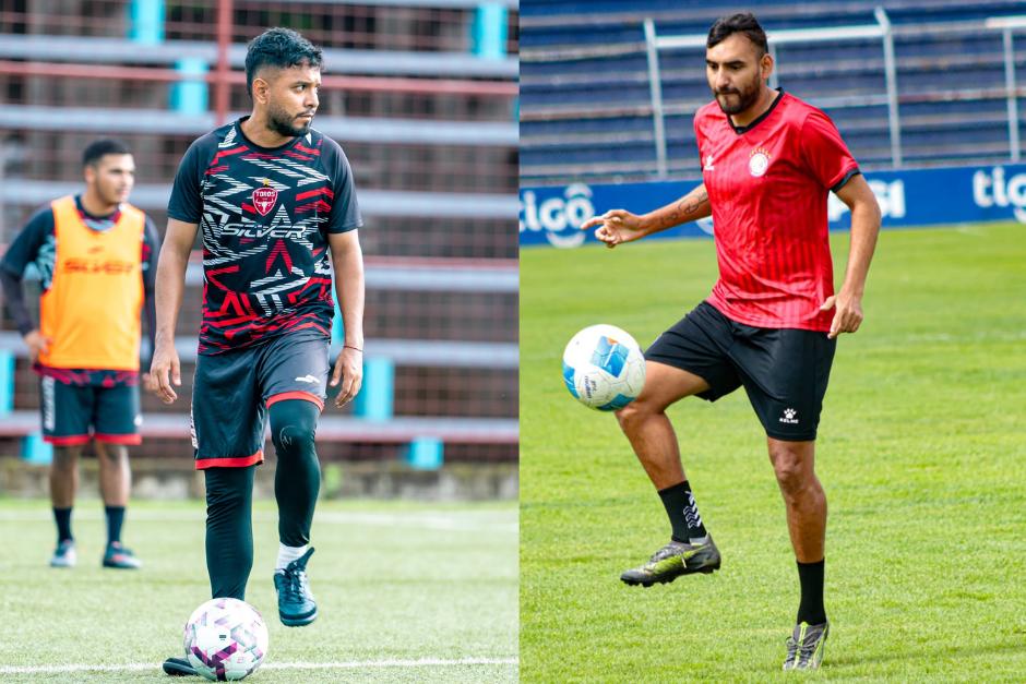 Andy Soto y Ángel López se enfrentarán este viernes. (Fotos: Malacateco y Xelajú)