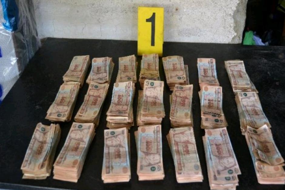 El efectivo fue encontrado durante un allanamiento en Jutiapa. (Foto: MP)