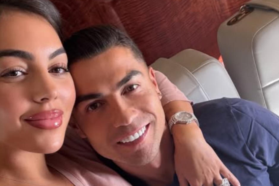 Cristiano Ronaldo compartió una imagen de su enlace. (Foto: Georgina Rodríguez)
