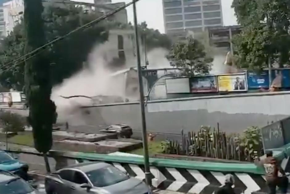 El video fue capturado por medio de una cámara de vigilancia. (Foto: Captura de video)