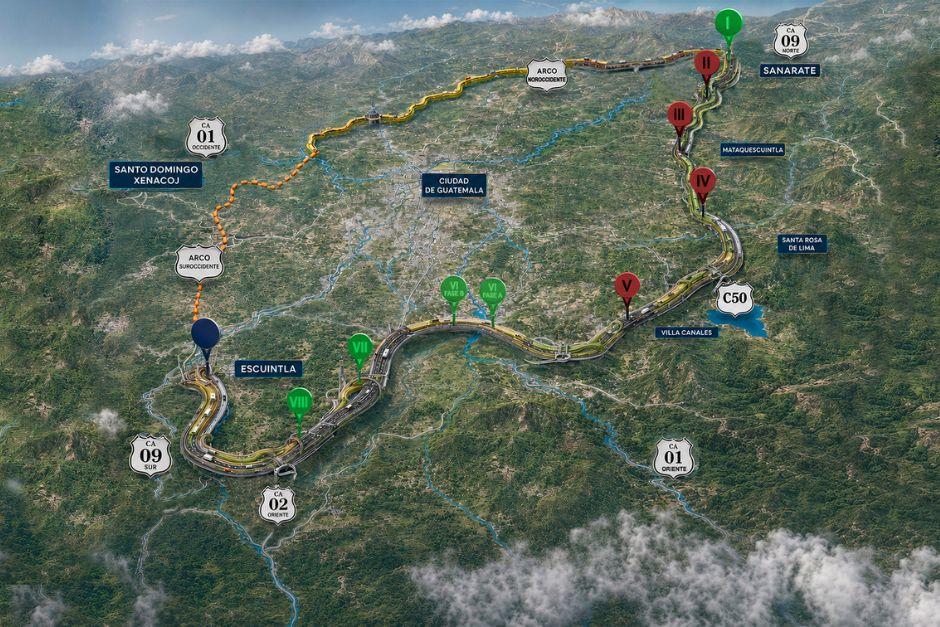 La falta de derechos de vía y de recursos financieros detuvo durante largos periodos la construcción de varios tramos del Anillo Regional. (Foto ilustrativa: CIV)