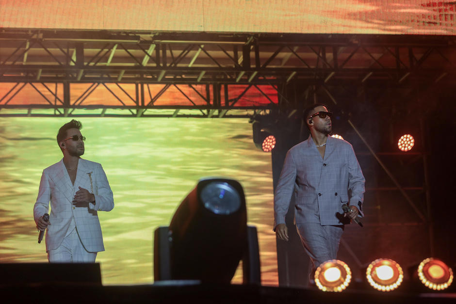 Prince Royce y Romeo Santos derrocharon con sus éxitos en el país. (Foto: Oscar Rivas/colaborador)