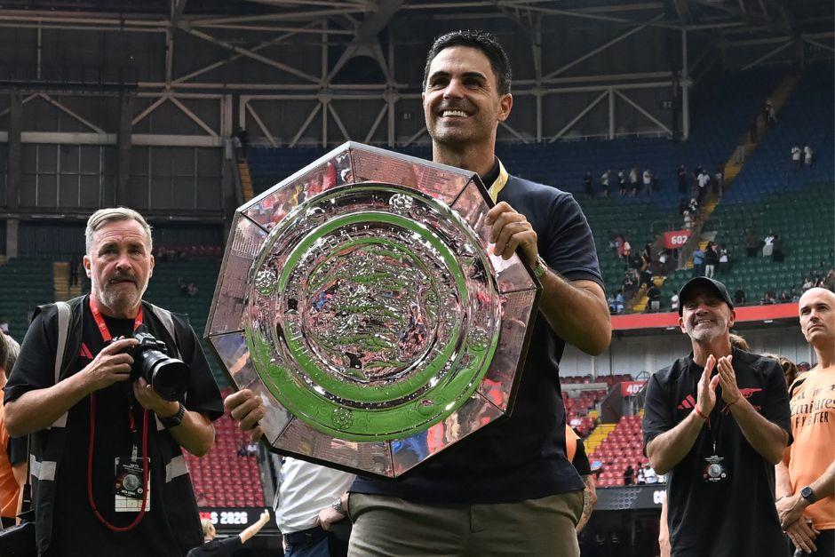 Arteta levantó este título por tercera vez en su etapa como entrenador. (Foto: AFP)