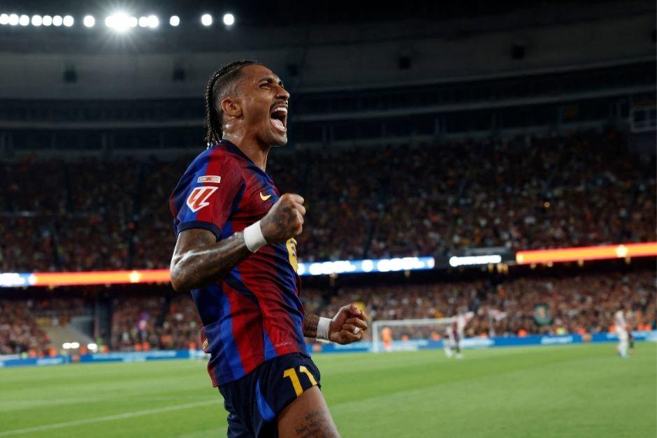 El delantero brasileño fue una de las figuras con un doblete de anotaciones para ayudar a los culés. (Foto: AFP)