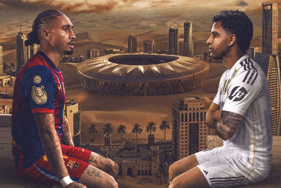 Los culés y los merengues volverán a luchar por la gloria en Arabia, donde se decidirá el primer título del 2026. (Foto: FCB)