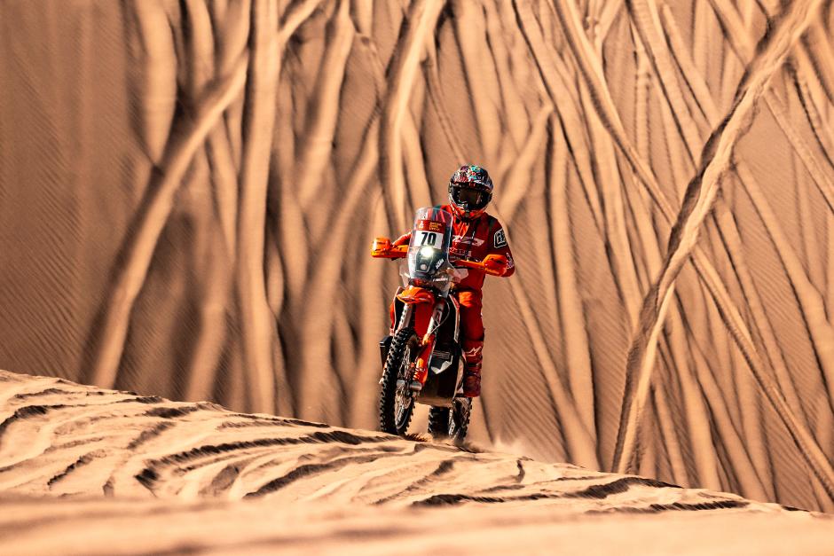 Francisco Arredondo superó la etapa maratón del Dakar 2026, finalizando 80 y subiendo al puesto 76 en la general. (Foto: Francisco Arredondo)