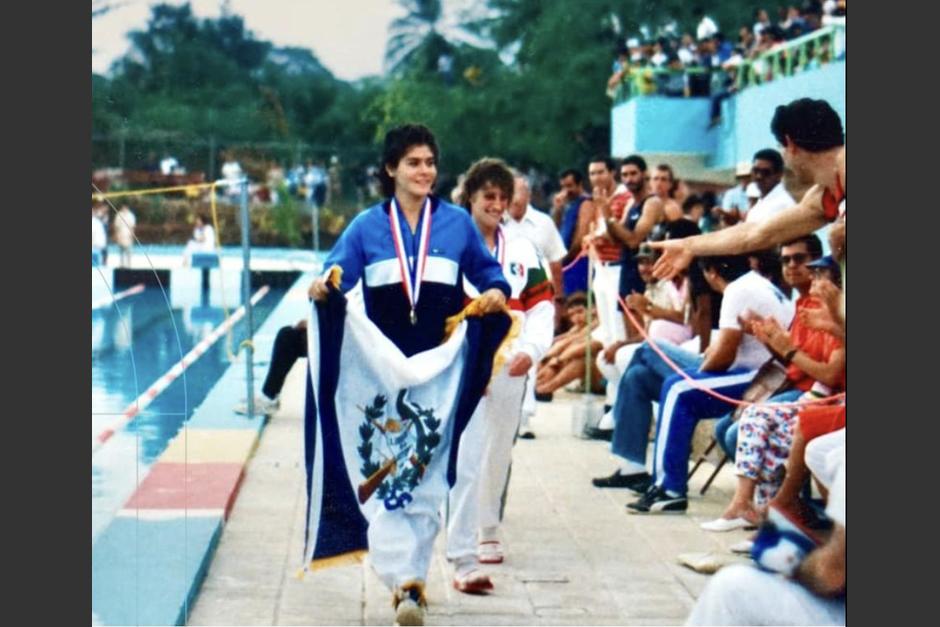 Desde niña, la escuintleca destacó en la natación de la mano de su padre, quien la entrenaba. (Foto: Antorcha Deportiva)