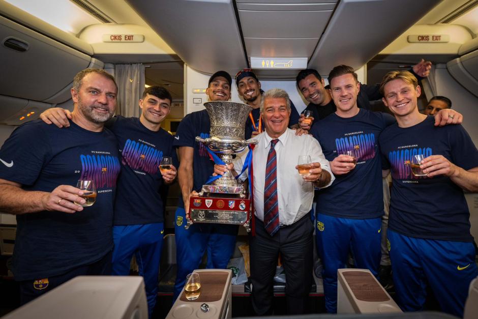 Joan Laporta ha festejado varios títulos durante su gestión en el Barcelona. (Foto: Redes)