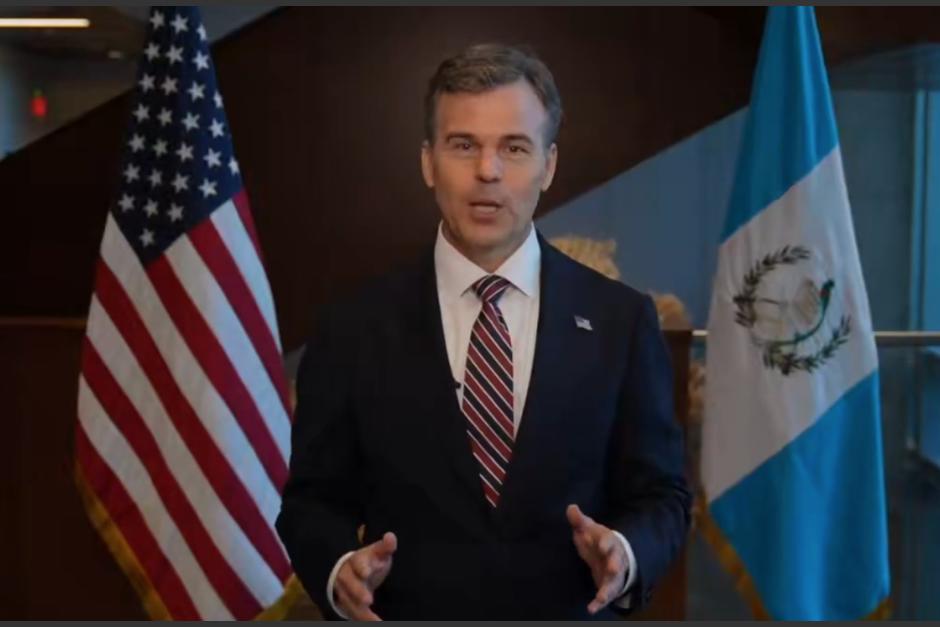 El diplomático llegó al país. (Foto: captura de video)