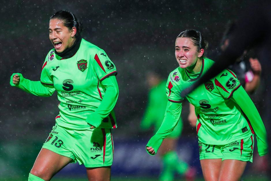 Solórzano festeja su segundo gol consecutivo en la Liga MX Femenil. (Foto: Juárez)