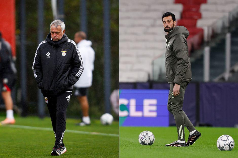 Arbeloa y Mourinho se reencontrarán en Lisboa, recordando viejos tiempos en la cancha. (Fotos: AFP)
