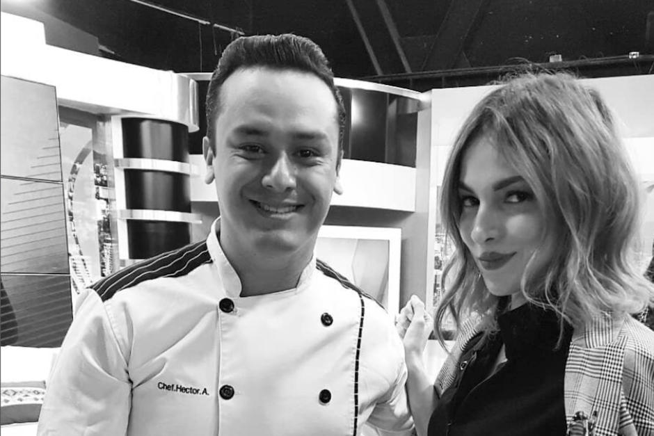 Conocidos de Héctor Aldana lamentaron su fallecimiento. (Foto junto a la artista mexicana Paty Cantú: Redes Sociales)