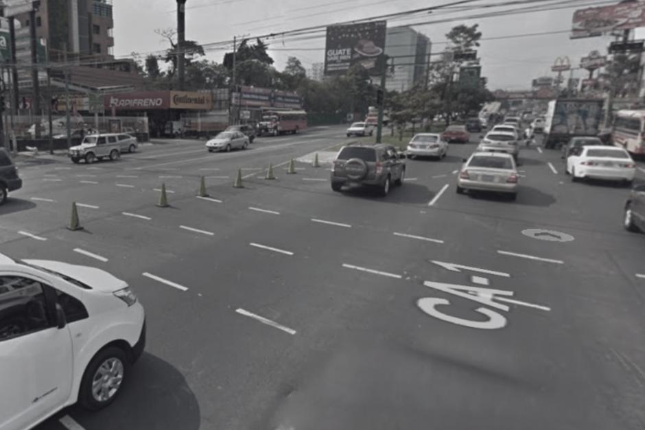 El incidente generó tránsito en el sector. (Foto: archivo/Soy502)