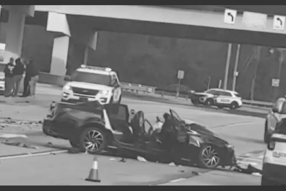 La maestra falleció luego del fuerte impacto. (Foto: Univisión)