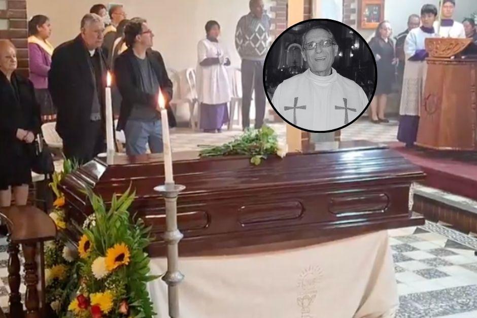 Monseñor Carlos Enrique Yarzebski Guerra es despedido en su parroquia. (Foto: Redes sociales)