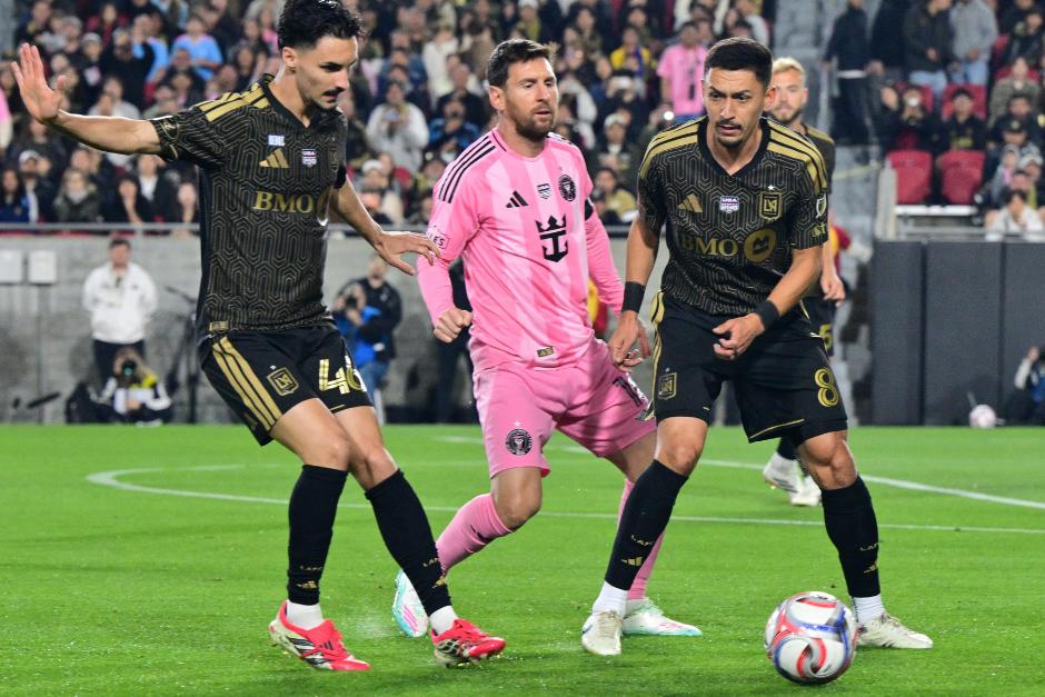 El Inter Miami y Messi no pudieron contra Los Angeles FC. (Foto: AFP)