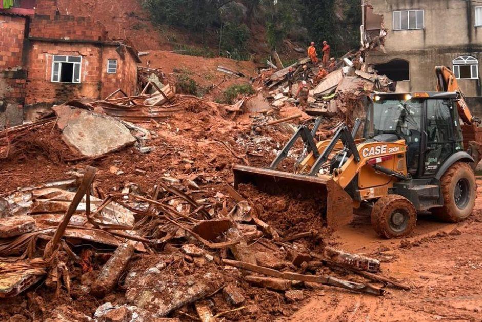 Las autoridades brasileñas buscan a las personas desaparecidas tras las torrenciales lluvias. (Foto: Redes sociales)