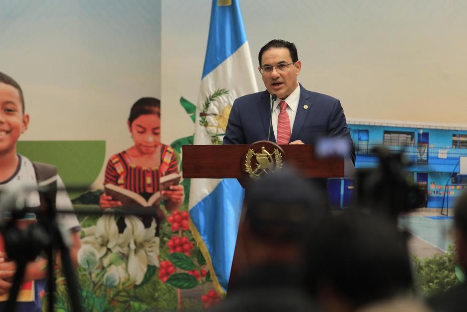 El ministro de Gobernación informó sobre los avances del estado de Prevención. (Foto: Mingob / Soy502)