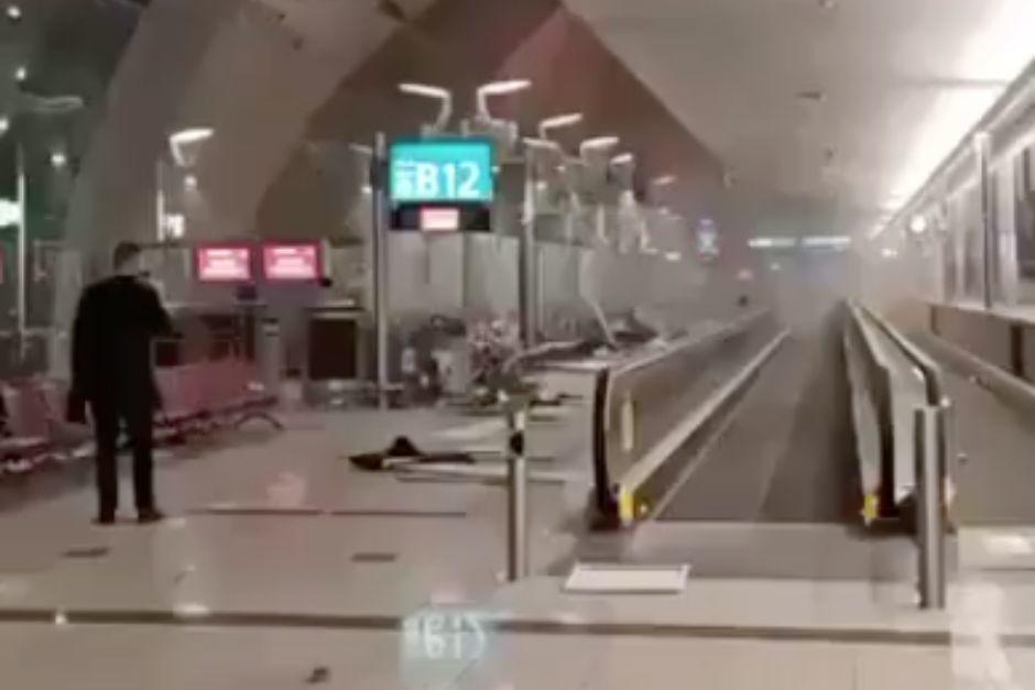 Los aeropuertos fueron objetivos de Irán en sus ataques de represalias. (Foto: Captura de video)