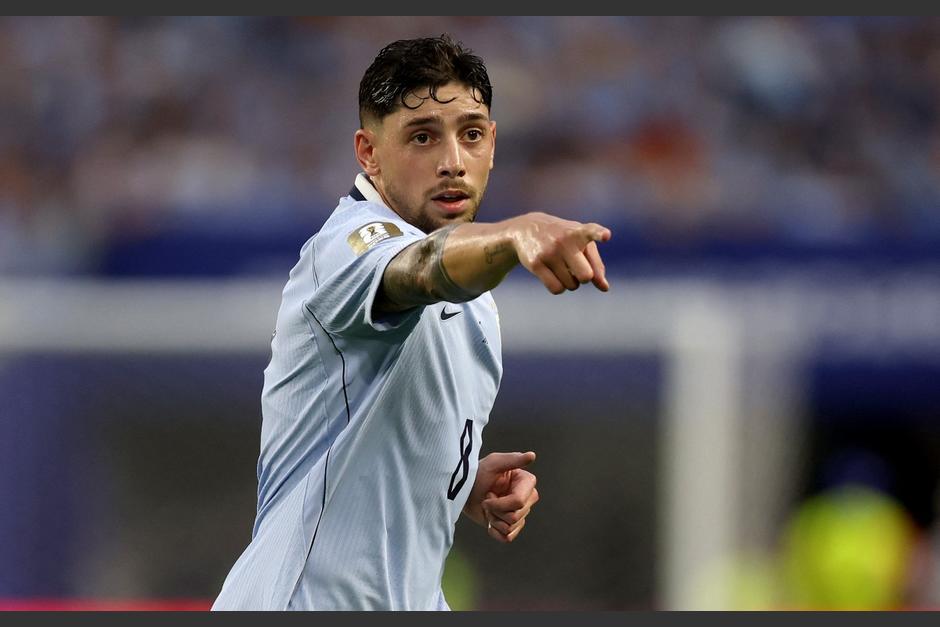 Federico Valverde sumó 120 pases durante el Mundial 2026, con una precisión de 82 %. (Foto: AFP) 