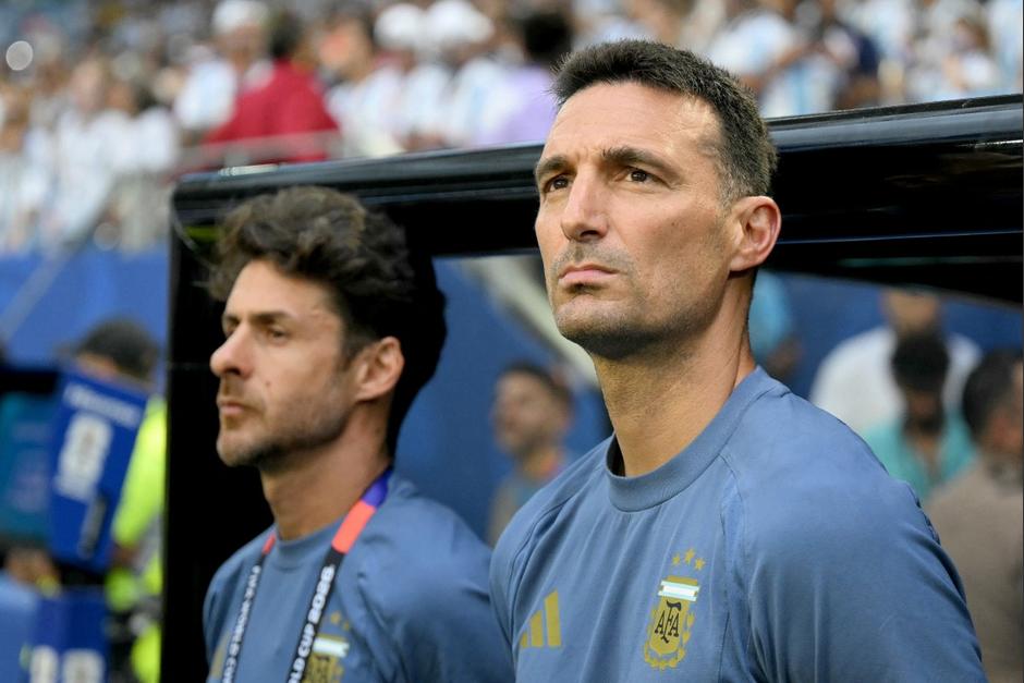 El timonel de la Albiceleste reconoció el esfuerzo y el juego que hizo Cabo Verde. (Foto: AFP)
