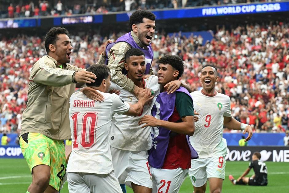 Marruecos obtuvo el 55.4% de posesión del balón contra el 44.6% de Canadá. (Foto: AFP)