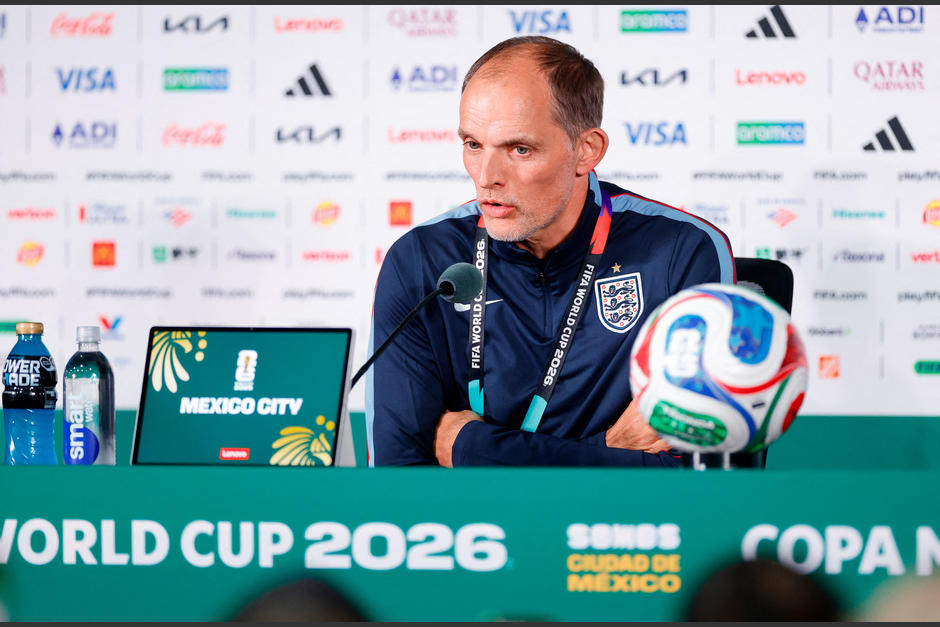 Tuchel en la rueda de prensa antes del duelo contra México de este domingo. (Foto: AFP) 