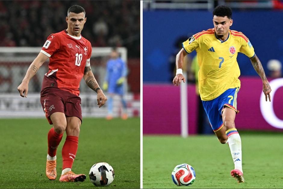 Suiza suma 9 goles y 5 asistencias en United 2026, mientras que Colombia registra 5 tantos y 5 asistencias. (Foto: AFP)