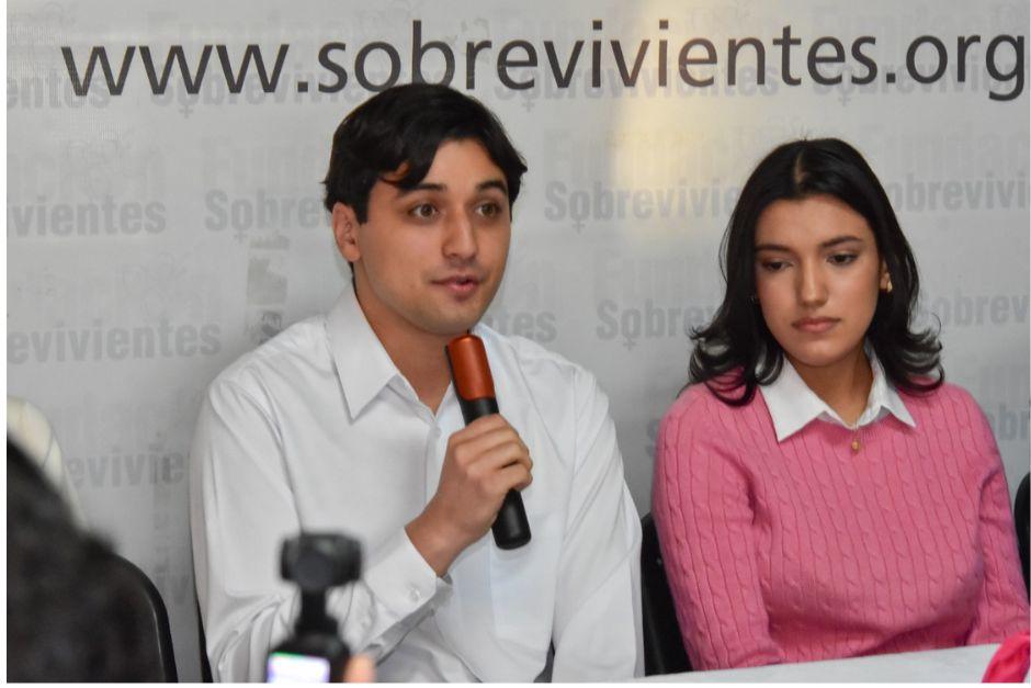 Roberto José, hijo de Cristina Siekavizza se pronuncia a 15 años de la desaparición de su madre. (Foto: Estuardo Paredes/Colaborador)