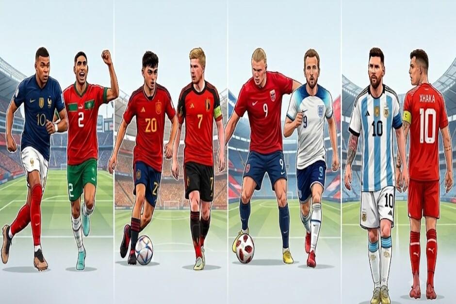 Las grandes figuras del torneo estarán presentes en los cuartos de final. (Foto: redes sociales) 