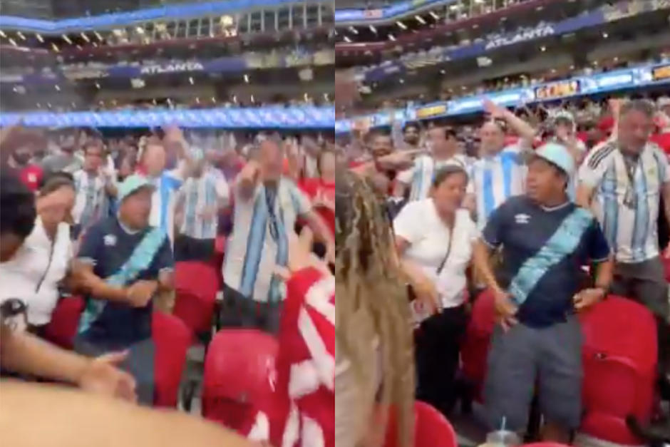 El guatemalteco quedó entre una discusión de los seguidores de Argentina y Egipto. (Foto: Redes sociales)