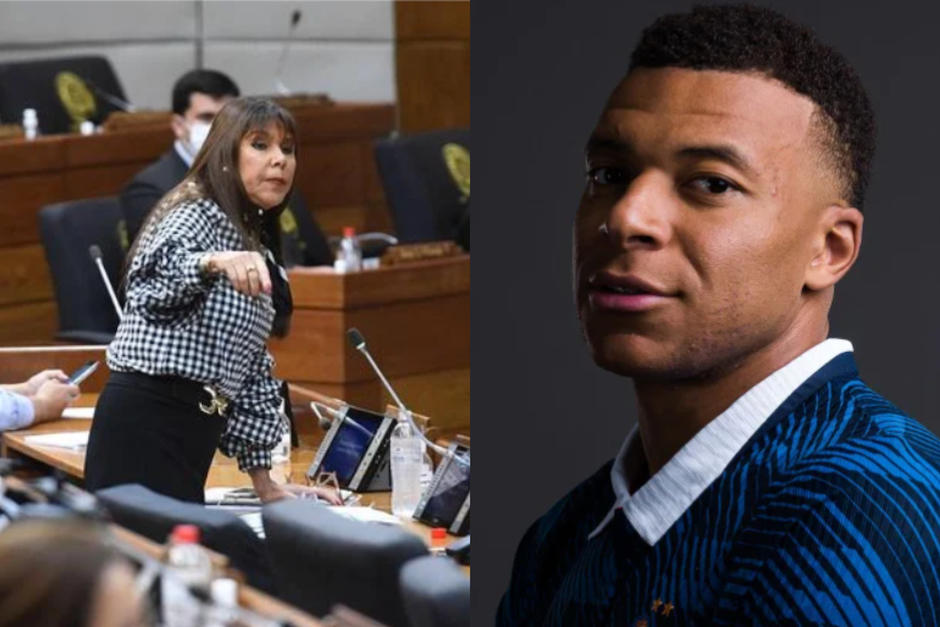 Celeste Amarilla fue acusada de hacer comentarios racistas a Mbappé en el Mundial FIFA 2026. (Fotos: AFP)