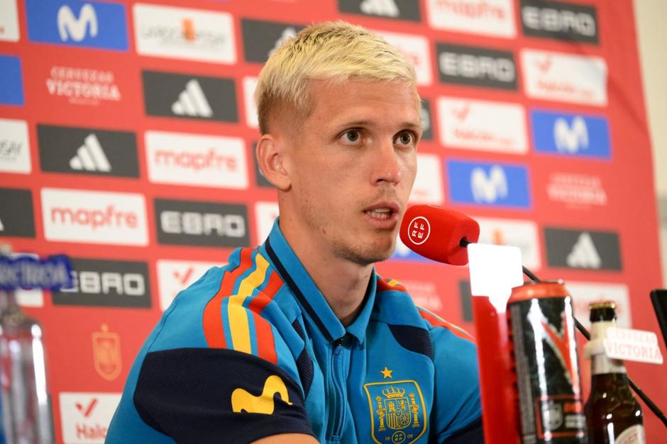 Dani Olmo habló con los medios de comunicación este miércoles, previo al juego contra Bélgica. (Foto: AFP)
