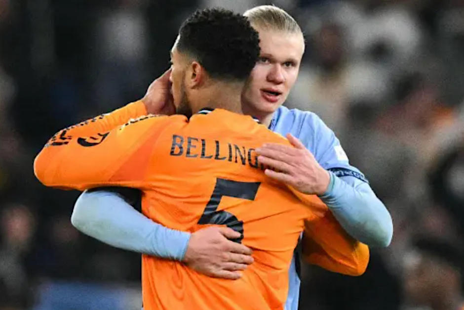 Jude Bellingham y Erling Haaland se enfrentarán el fin de semana en el Noruega-Inglaterra en los cuartos de final. (Fotos: AFP)