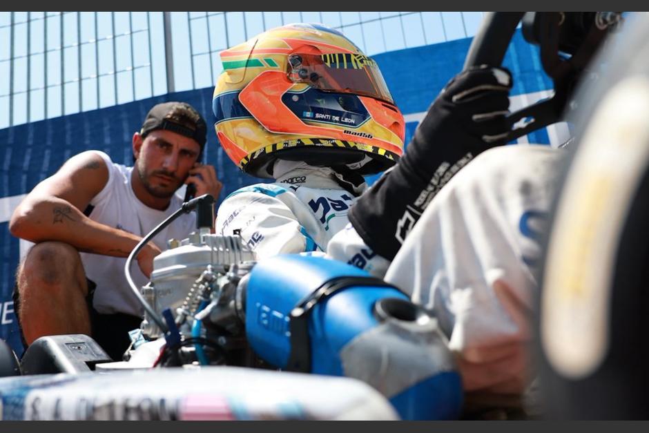 Santiago de León se ha sometido a intensas jornadas de prácticas, previo a la carrera del próximo sábado. (Foto: santiracing16)