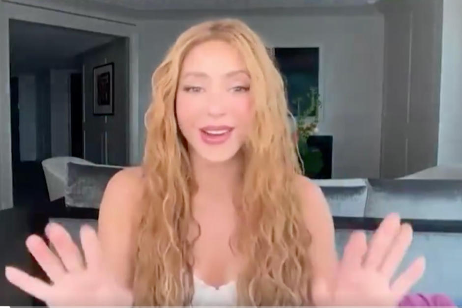 Diana, la asistente de Shakira se hizo viral. (Foto: Captura de pantalla)