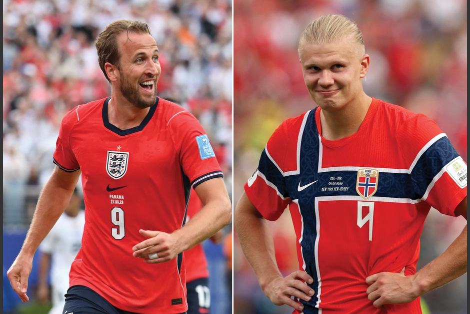 Harry Kane y Erling Haaland liderarán el ataque de sus selecciones en busca de un boleto a las semifinales. (Foto: AFP)