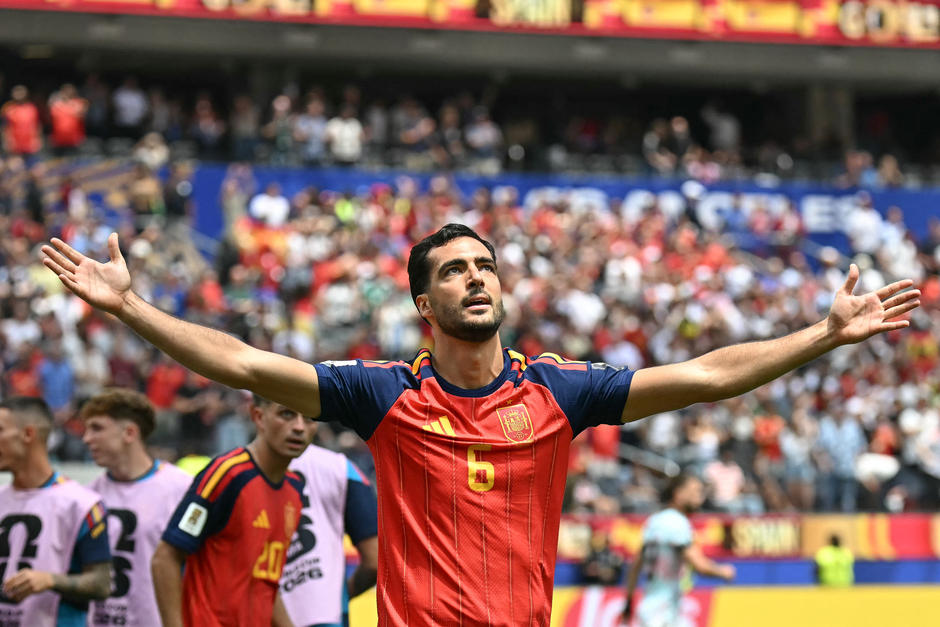 Merino suma dos goles consecutivos como revulsivo en la fase de eliminación directa. (Foto: AFP)