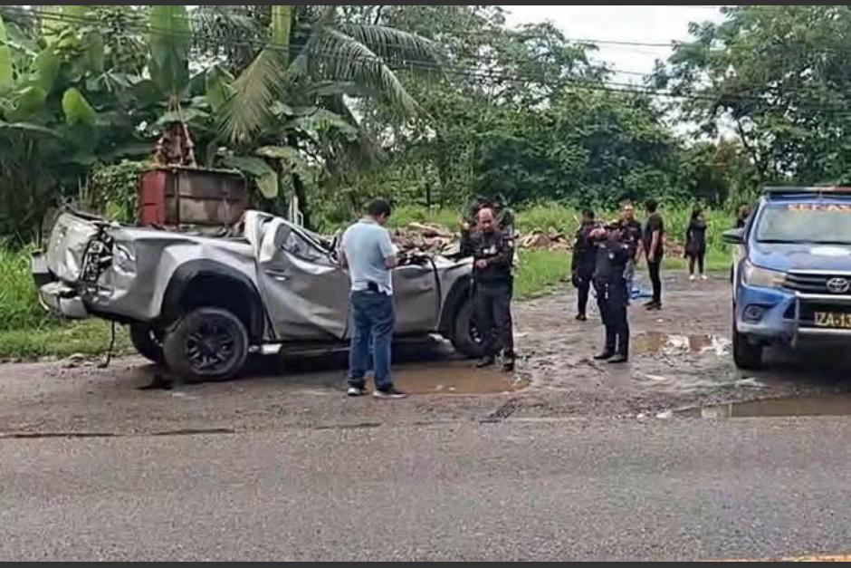 El vehículo tenía reporte de robo. (Foto: Carlos Monroy/colaborador)