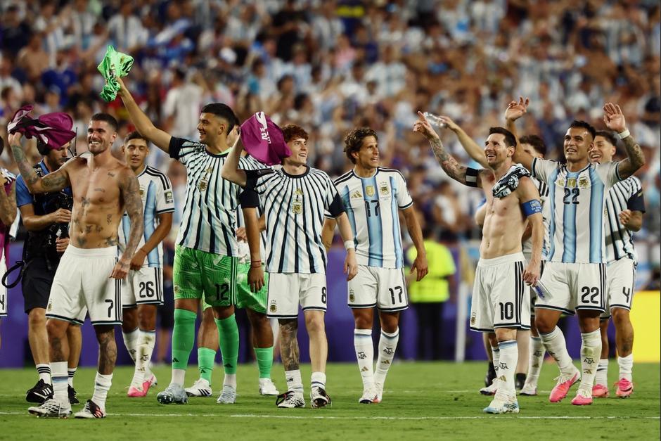 Argentina logró imponerse en la prórroga y jugará su segunda semifinal consecutiva. (Foto: AFP)