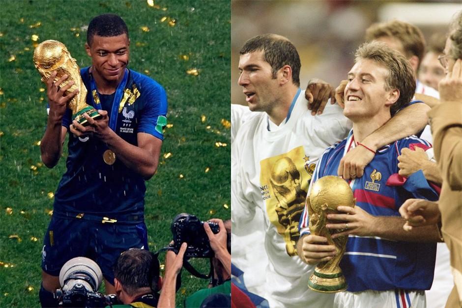 Dos generaciones históricas alimentan el debate sobre cuál es la mejor selección francesa de todos los tiempos. (Foto: redes sociales)