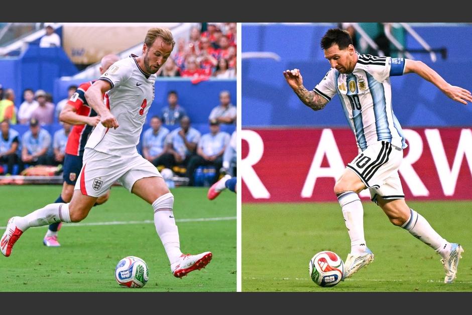 Harry Kane y Lionel Messi son las grandes estrellas de sus selecciones. (Foto: AFP)