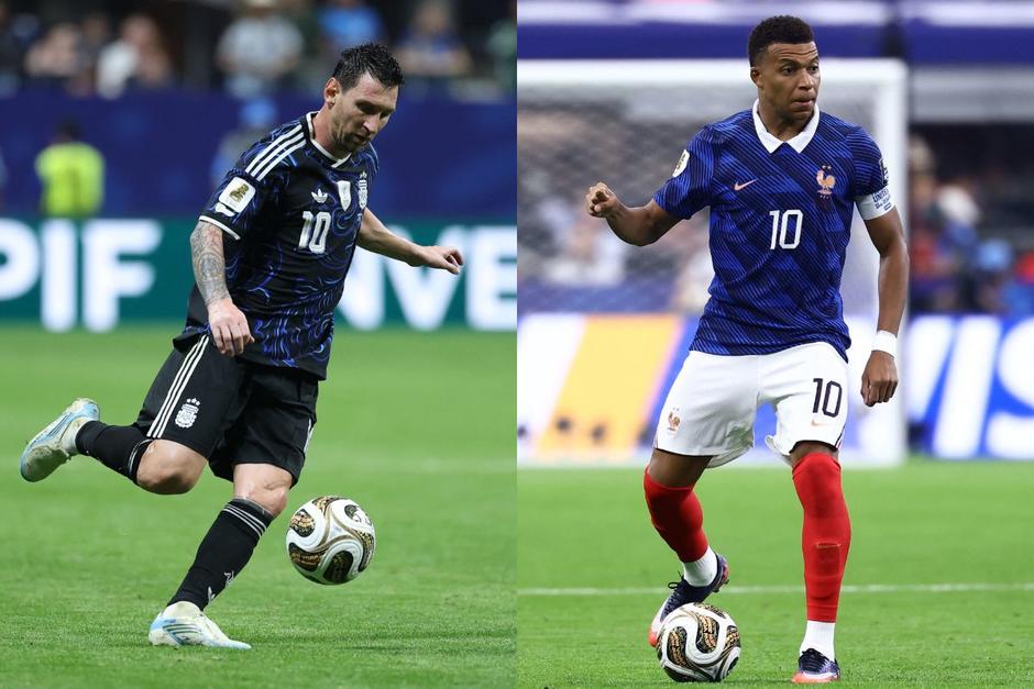 Lionel Messi y Kylian Mbappé lideran la tabla de goleadores, con 8 tantos cada uno. (Fotos: AFP)