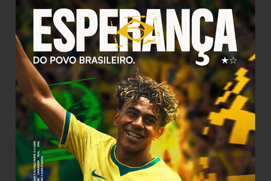 Los brasileños depositan su confianza en Lamine Yamal. (Foto: Cazetv)