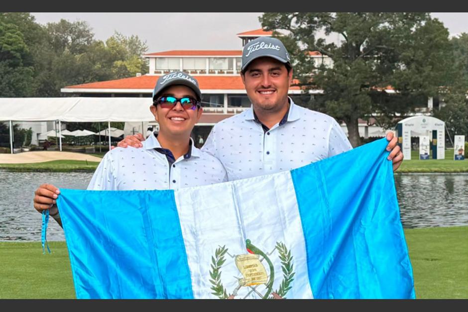 José Ignacio Arzú y Andrés Reyes, participaron en el XCVIII Campeonato Nacional Amateur de México. (Foto: Asogolf)
