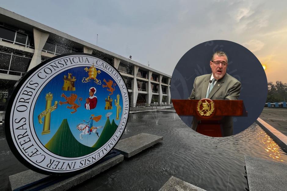 El presidente de la República se pronunció sobre el caso de estudiantes de la Usac cuyos registros académicos y matrícula no aparece. (Foto: Fredy Hernández/Estuardo Paredes/Colaboración)