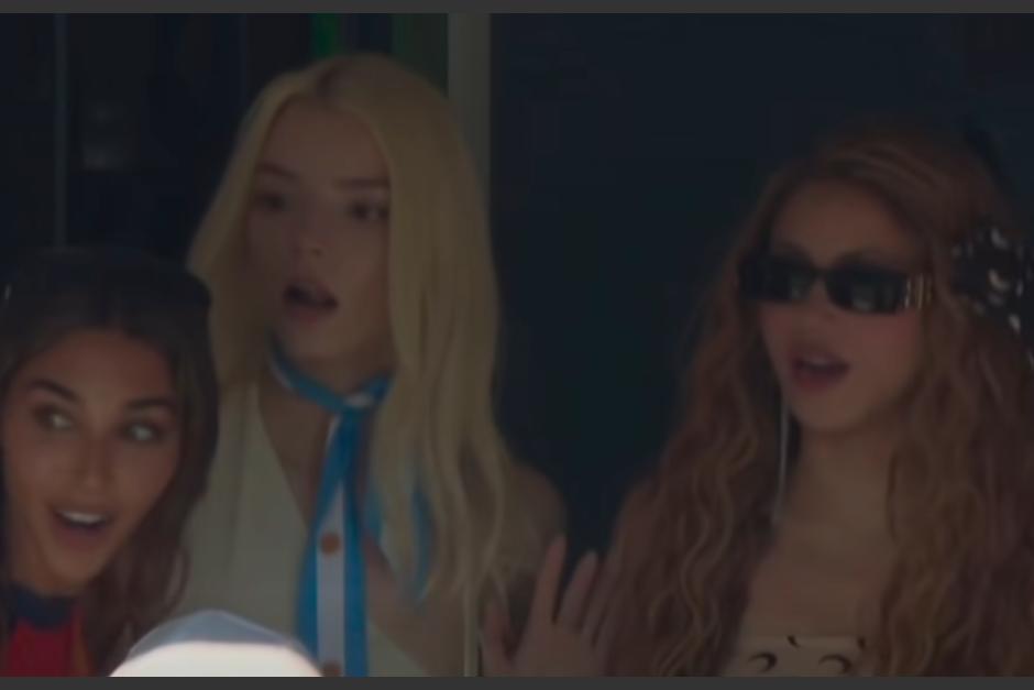 La cantante fue enfocada justo al momento del gol. (Foto: captura de video)