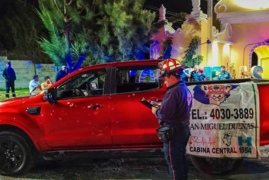 El ataque armado dejó a dos personas fallecidas y a una herida. (Foto: ASONBOMD)