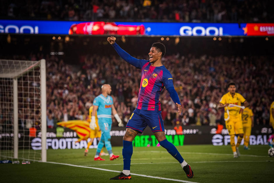 Marcus Rashford hizo 14 goles en su temporada a préstamo con el FC Barcelona. (Foto: Barcelona)