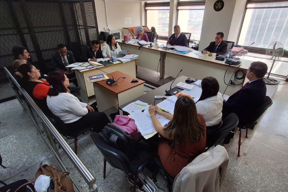 Tribunal rechaza petición de la defensa de no aceptar declaración de un testigo en el caso contra tres exdiputados. (Foto: Wilder López/Soy502)